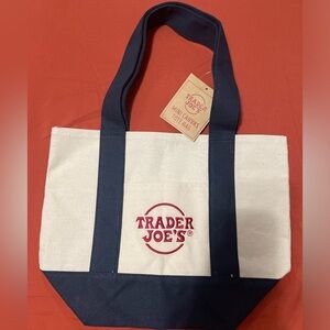 Trader Joe’s mini canvas tote bag